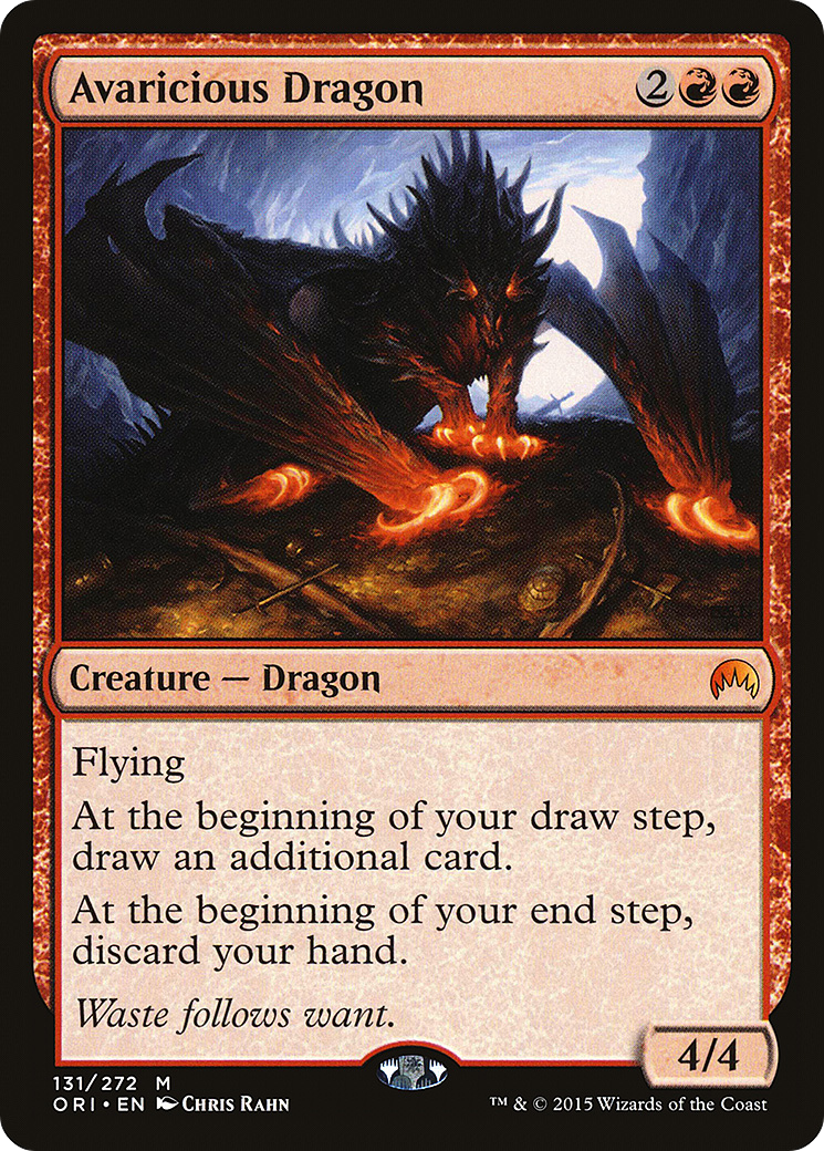 Avaricious Dragon - Foil