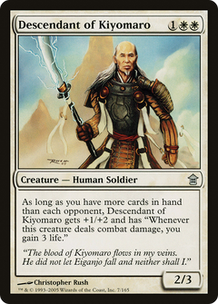 Descendant of Kiyomaro - Foil