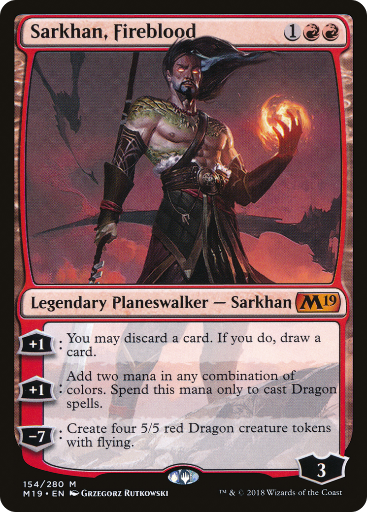 Sarkhan, Fireblood - Foil