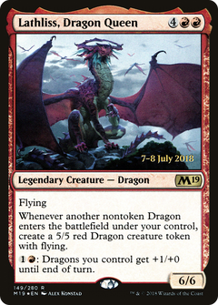 Lathliss, Dragon Queen (149) (Prerelease) - Foil