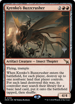 Krenko's Buzzcrusher (0136) (Promo Pack)