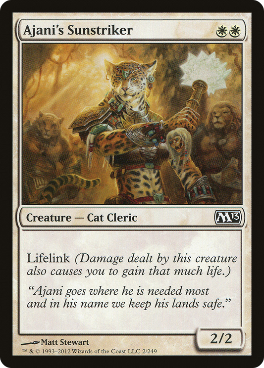 Ajani's Sunstriker - Foil