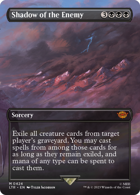 Shadow of the Enemy (0424) (Borderless) - Foil
