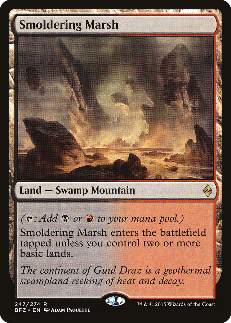 Smoldering Marsh - Foil
