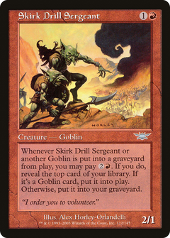 Skirk Drill Sergeant - Foil