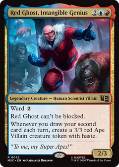 Red Ghost, Intangible Genius (MSC) - Surge Foil