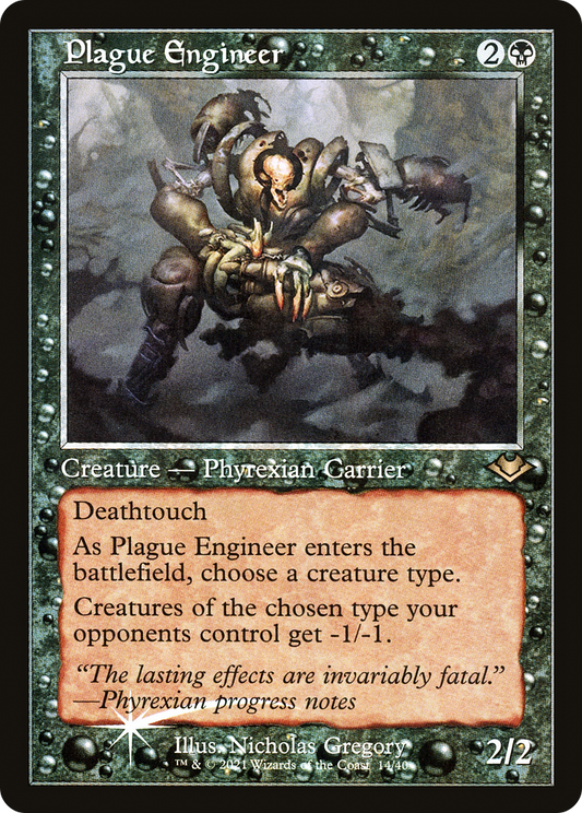 Plague Engineer (014) (Retro Frame) - Foil Etched