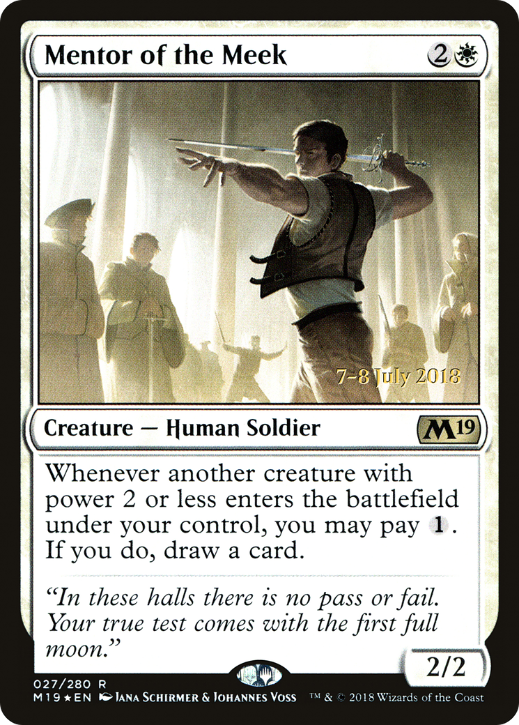 Mentor of the Meek (027) (Prerelease) - Foil