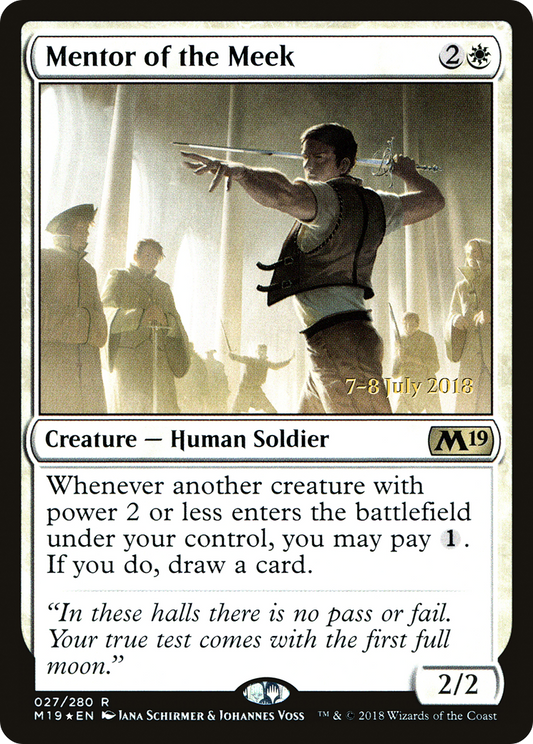 Mentor of the Meek (027) (Prerelease) - Foil