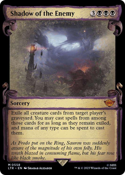 Shadow of the Enemy (0558) (Showcase) - Silver Foil
