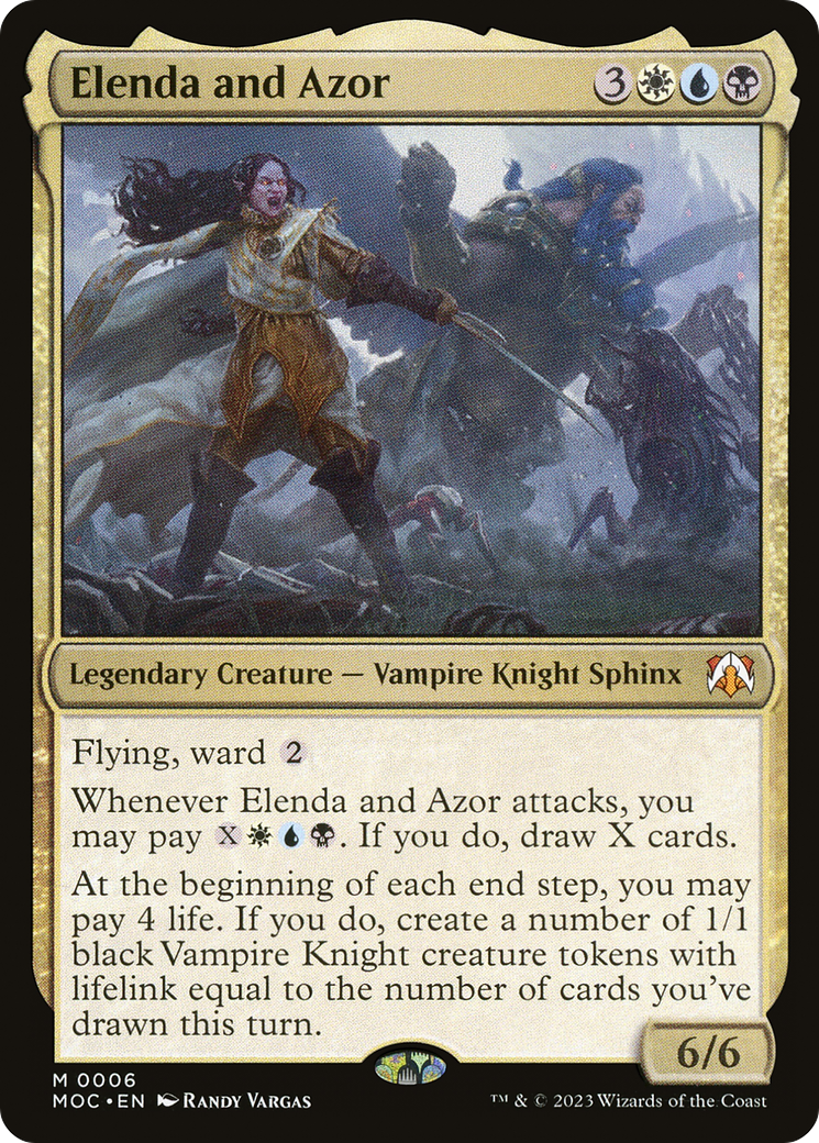 Elenda and Azor - Foil