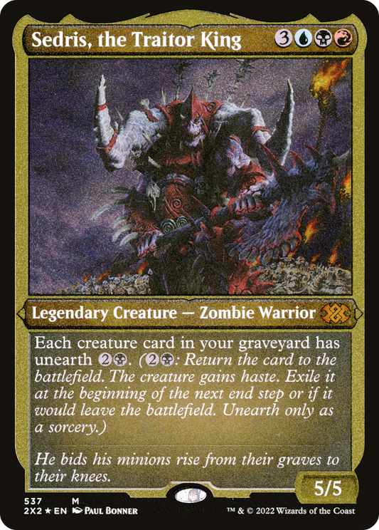 Sedris, the Traitor King - Foil Etched