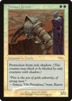 Soltari Priest (001) (FNM) - Foil