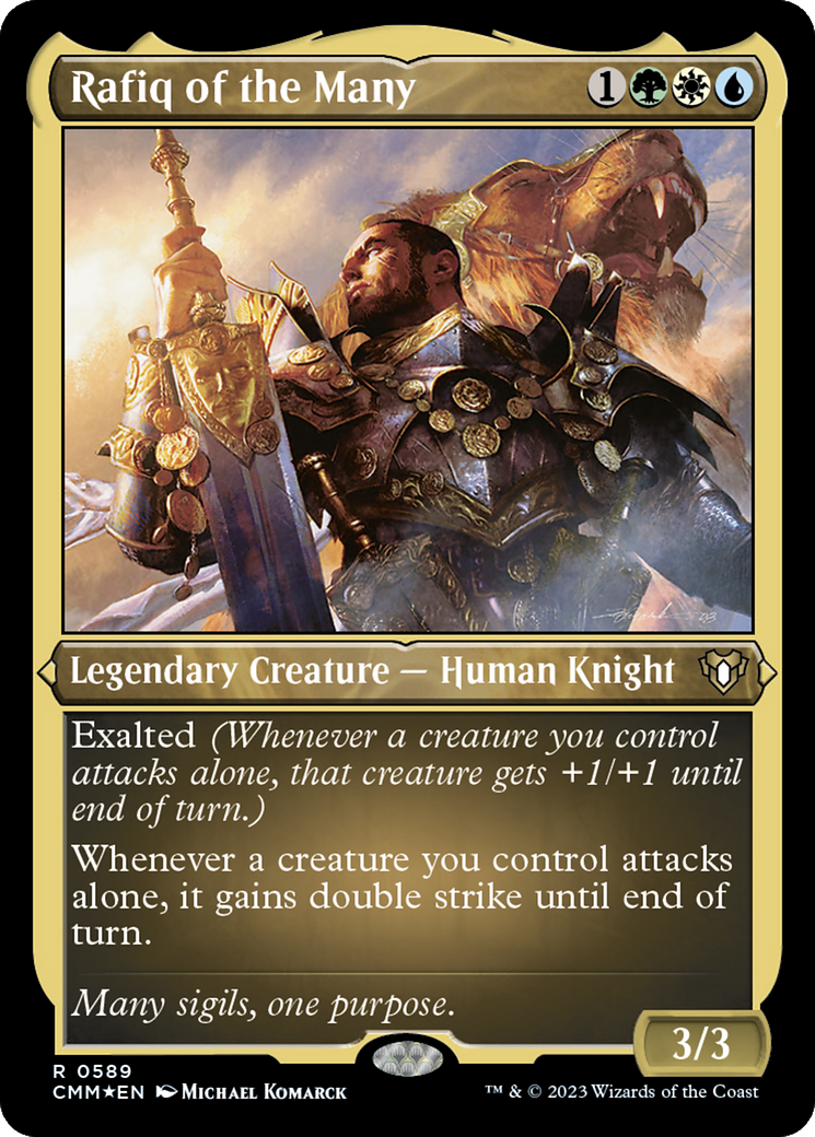 Rafiq of the Many (0589) - Foil Etched