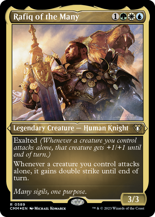 Rafiq of the Many (0589) - Foil Etched