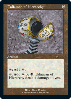 Talisman of Hierarchy (1057) (Retro Frame) - Foil Etched