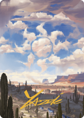 Plains (36/54) Art Card (AOTJ) - Gold-Stamped Signature