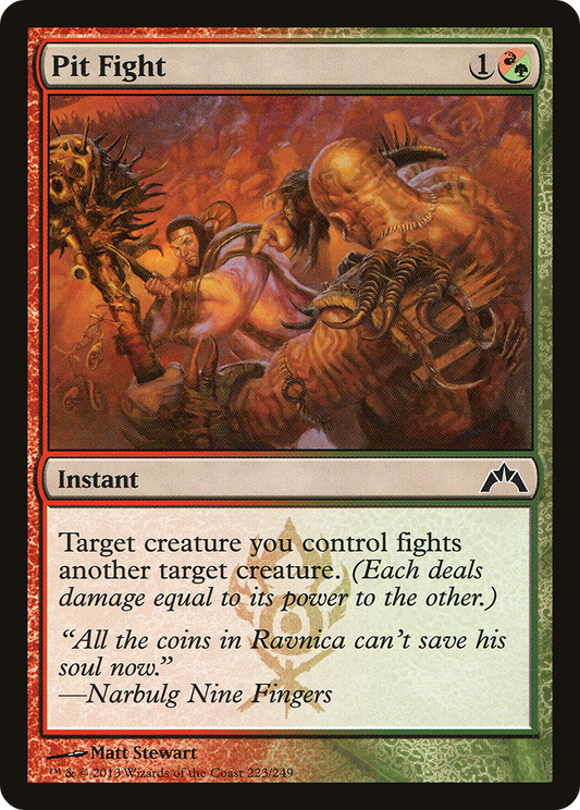Pit Fight - Foil