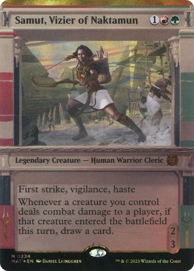 Samut, Vizier of Naktamun (0224) (Showcase) - Halo Foil