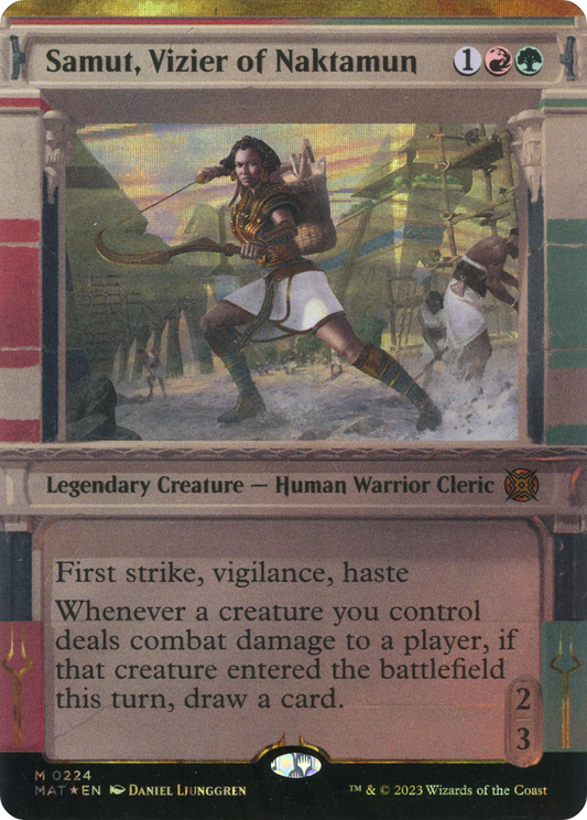 Samut, Vizier of Naktamun (0224) (Showcase) - Halo Foil