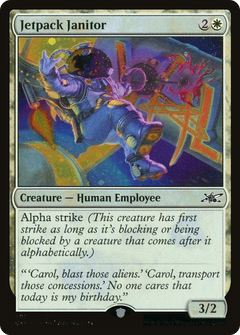 Jetpack Janitor (301) - Galaxy Foil
