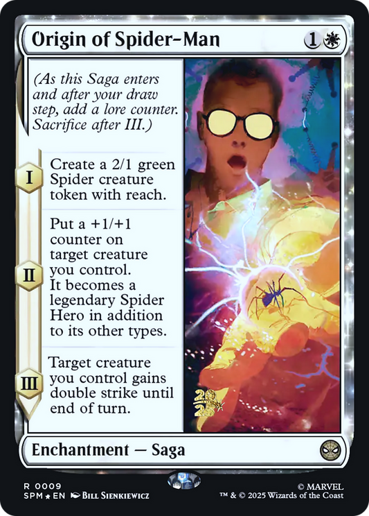 Origin of Spider-Man (0009) (Prerelease) - Foil pspm