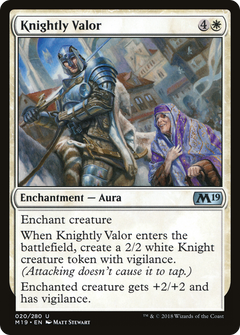 Knightly Valor - Foil