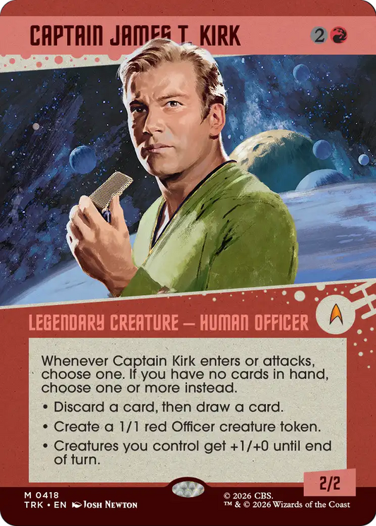 Captain James T. Kirk (0418) (Showcase) (TRK) - Foil