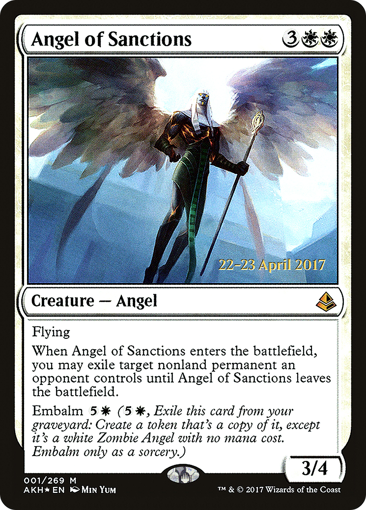 Angel of Sanctions (001) (Prerelease) - Foil