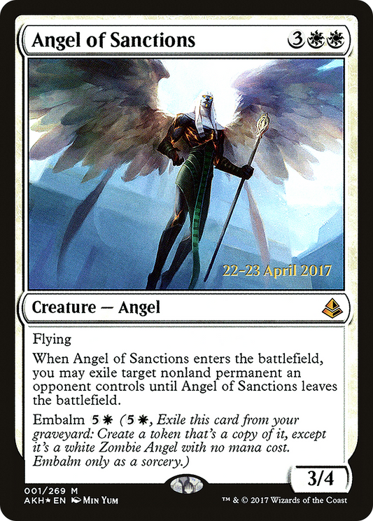 Angel of Sanctions (001) (Prerelease) - Foil