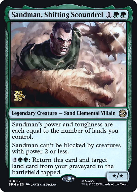 Sandman, Shifting Scoundrel (0112) (Prerelease) - Foil pspm