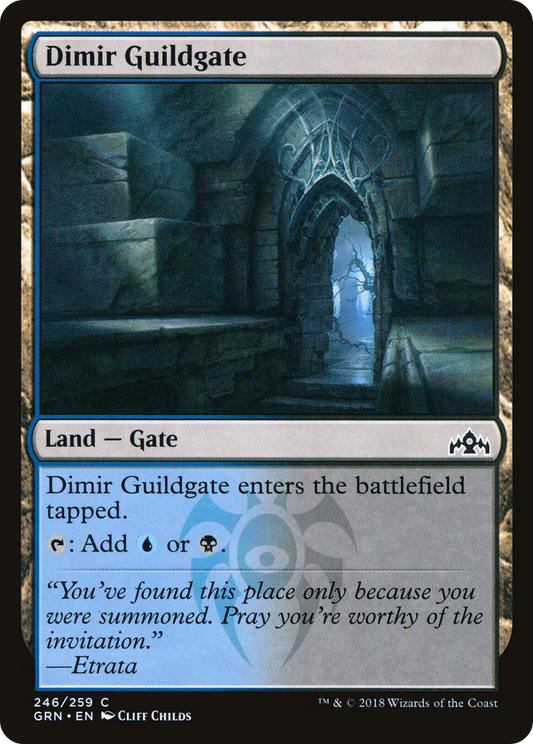 Dimir Guildgate (246) - Foil
