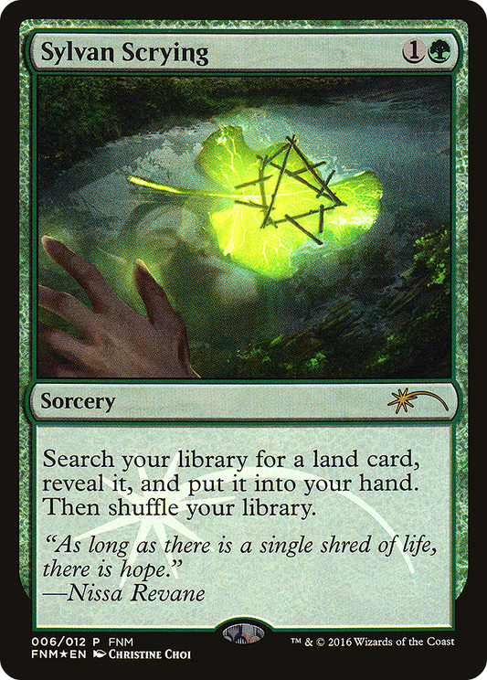 Sylvan Scrying (006) (FNM) - Foil