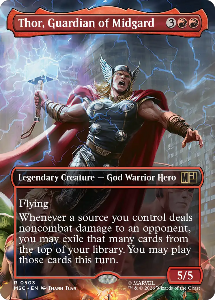 Thor, Guardian of Midgard (0503) (Borderless) (MSC)