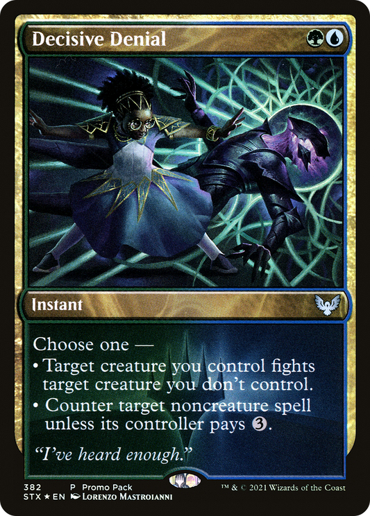 Decisive Denial (382) (Promo Pack) - Foil
