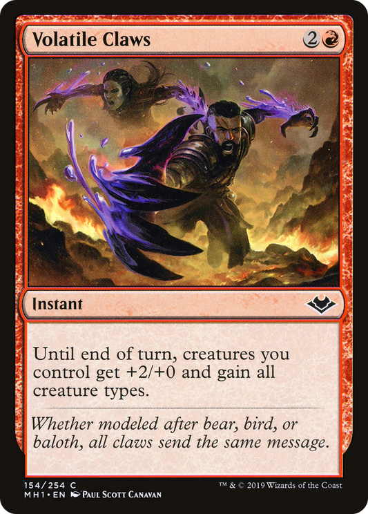 Volatile Claws - Foil