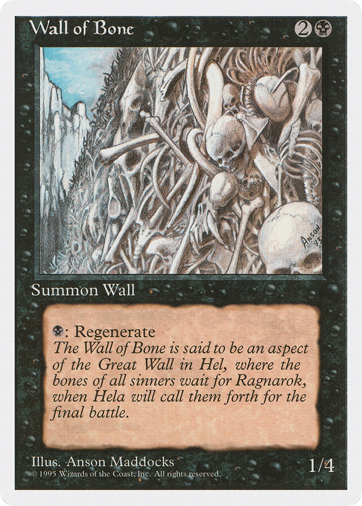 Wall of Bone (4ED) – Wizard's Tower