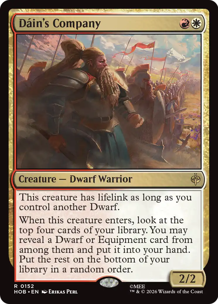 Dáin's Company (HOB) - Foil