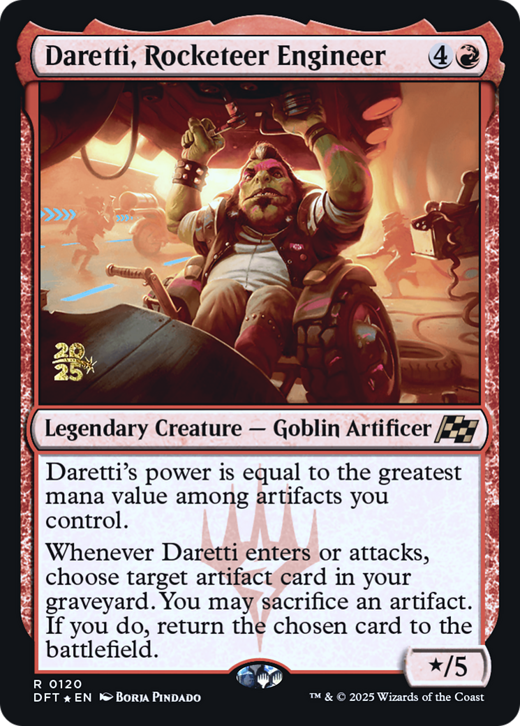 Daretti, Rocketeer Engineer (120) (Prerelease) - Foil