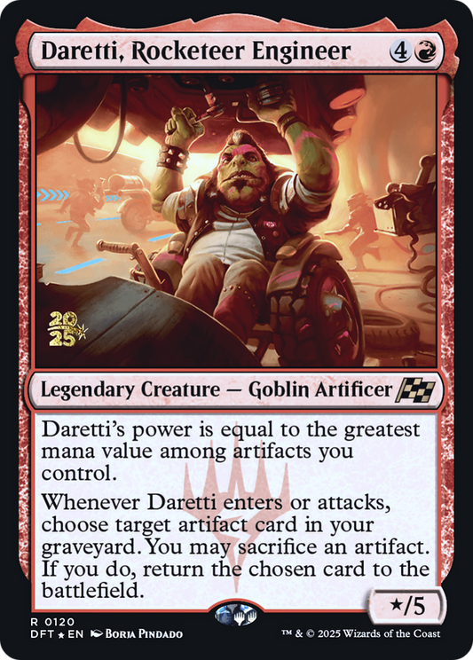 Daretti, Rocketeer Engineer (120) (Prerelease) - Foil