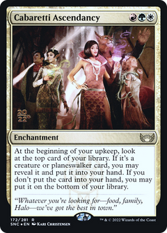 Cabaretti Ascendancy (172) (Prerelease) (PSNC) - Foil