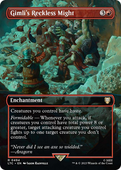 Gimli's Reckless Might (0494) (Borderless)