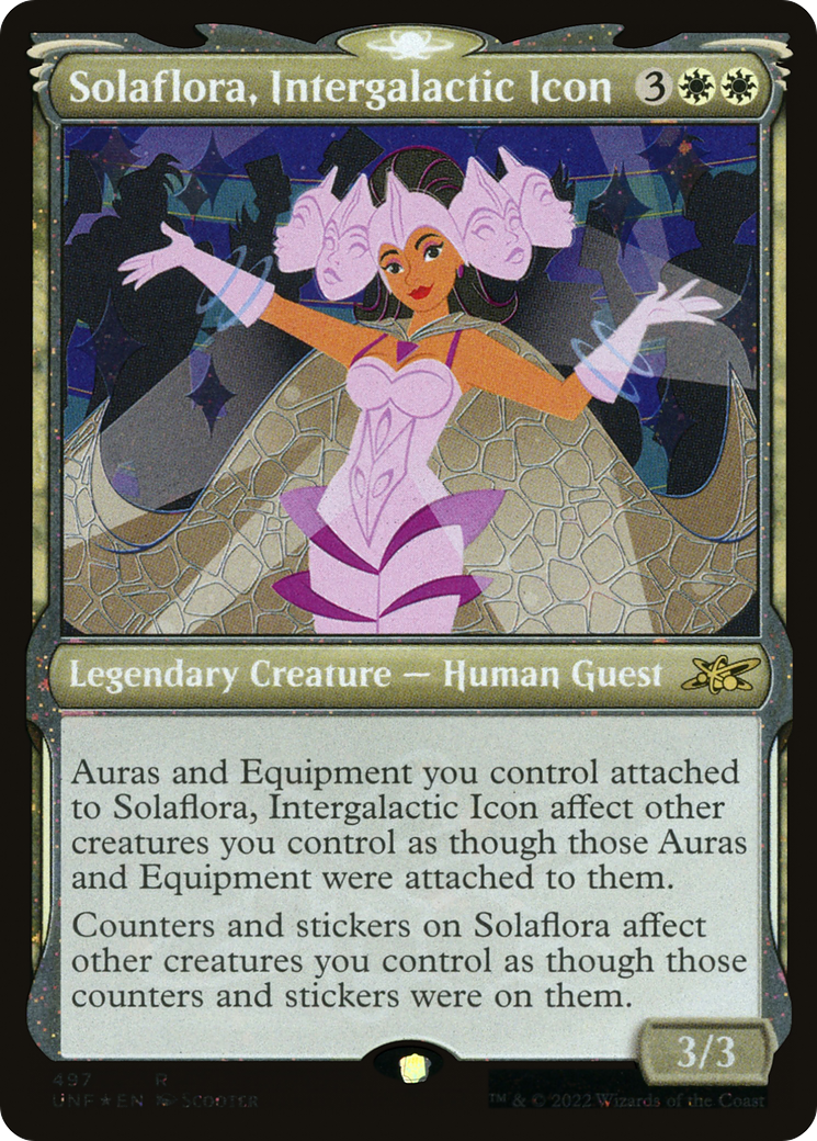 Solaflora, Intergalactic Icon (497) (Showcase) - Galaxy Foil