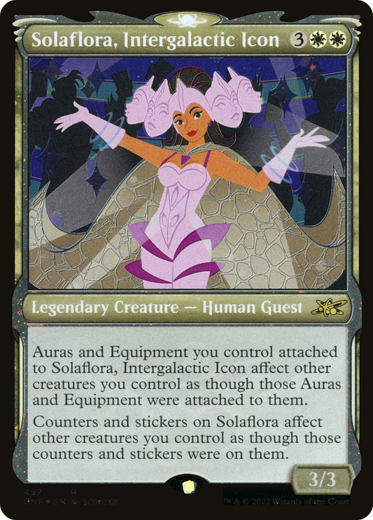 Solaflora, Intergalactic Icon (497) (Showcase) - Galaxy Foil
