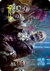 Undead Butler (37/81) Art Card (AVOW) - Gold-Stamped Signature