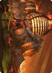 Urabrask's Forge (37/81) Art Card (AONE) - Gold-Stamped Signature