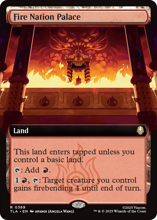 Fire Nation Palace (0389) (Extended Art) - Foil tla