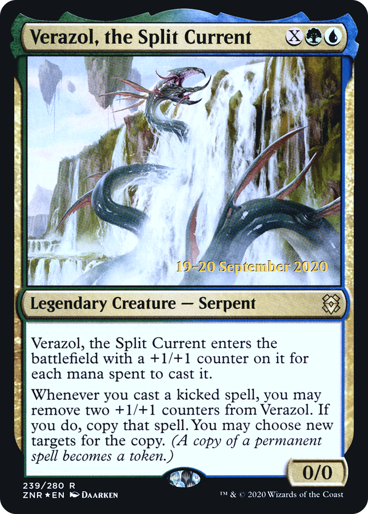 Verazol, the Split Current (239) (Prerelease) - Foil