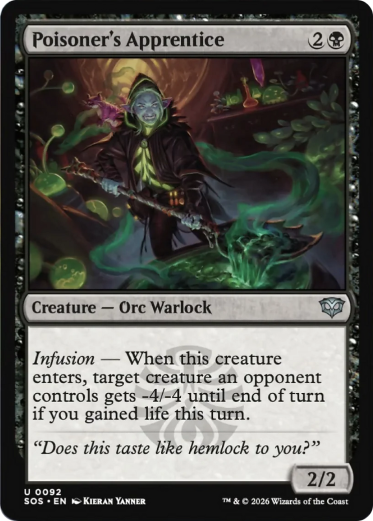 Poisoner's Apprentice (SOS) - Foil