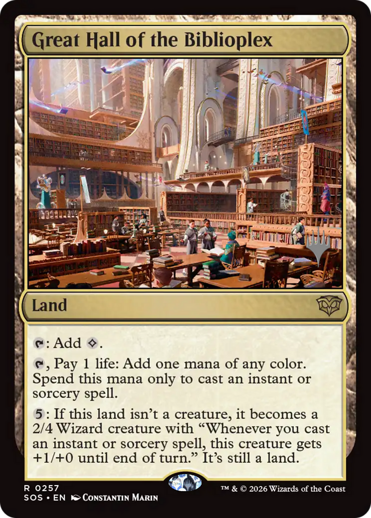 Great Hall of the Biblioplex (0257) (Promo Pack) (PSOS)